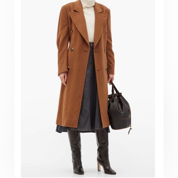 Jimmy Choo MAHESA 85 Square Heel Knee Hight Dark Brown Calf Leather Wome… - Picture 1 of 16